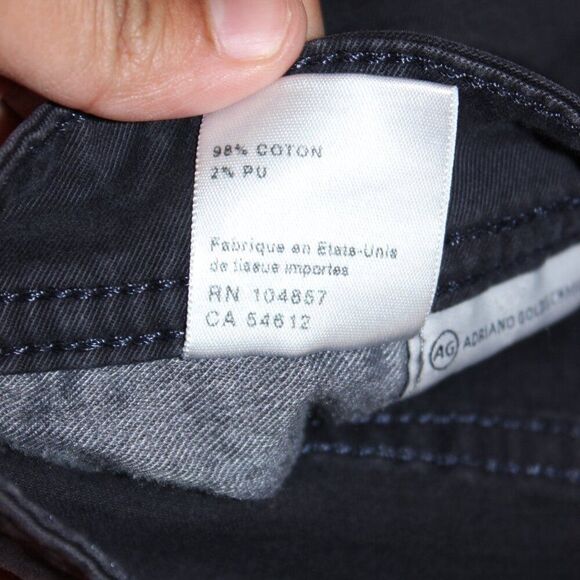 Adriano Goldschmield The Matchbox Slim Straight Jeans Women's Size 31 - Picture 10 of 13